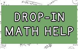 Drop-In Math Help