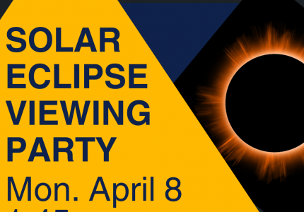 Solar eclipse viewing party Monday April 8