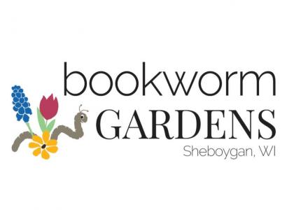 logo for bookworm gardens