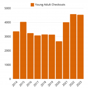 Young Adult Checkout 2014-2023